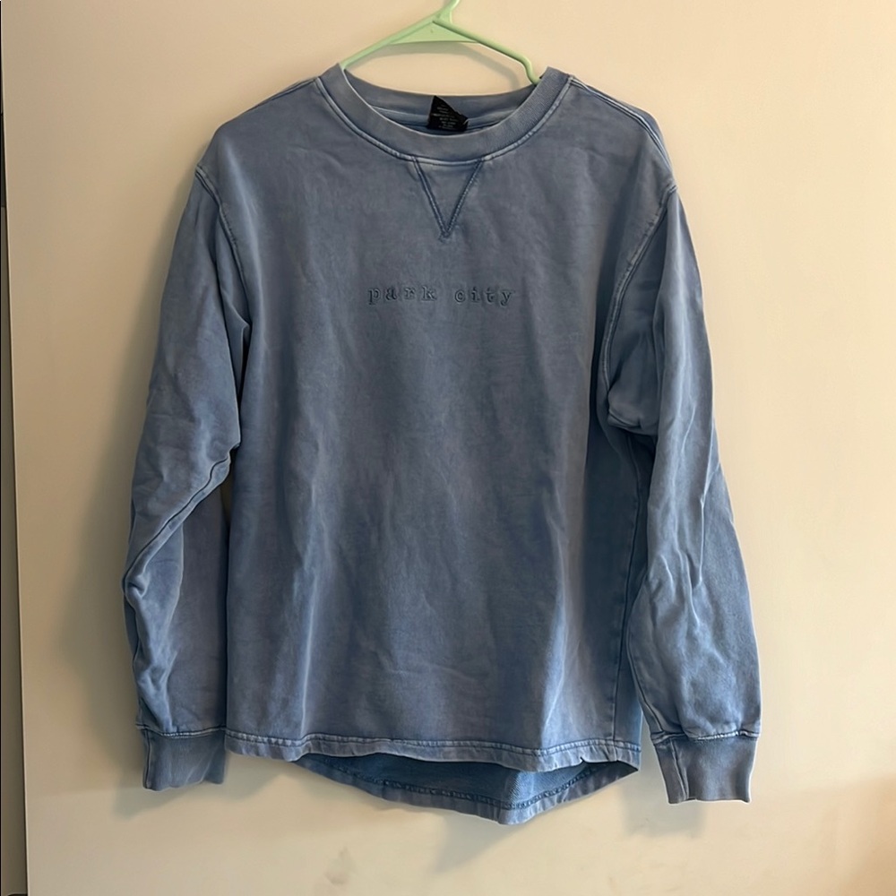 Pink Grey Blue Sweatshirt